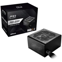 Купить Блок питания ASRock PRO 650W 80+ Bronze (PRO-650B) - фото 2