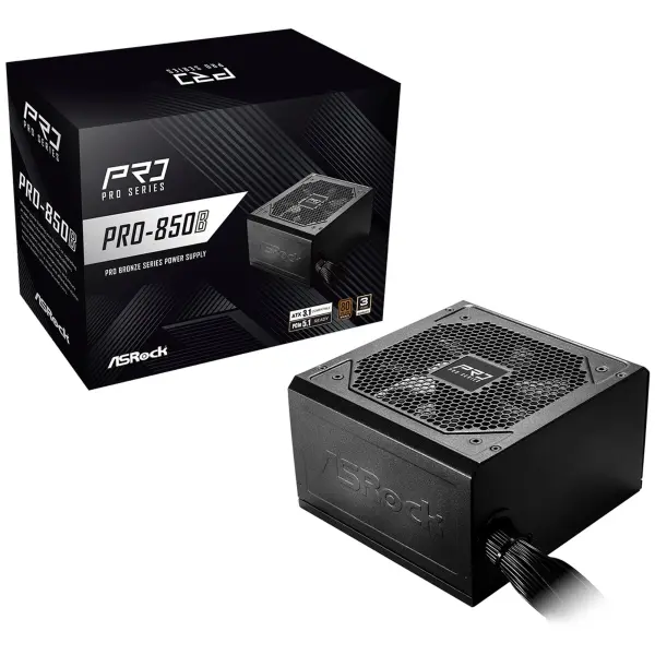 Купить Блок питания ASRock PRO 850W 80+ Bronze (PRO-850B) - фото 2