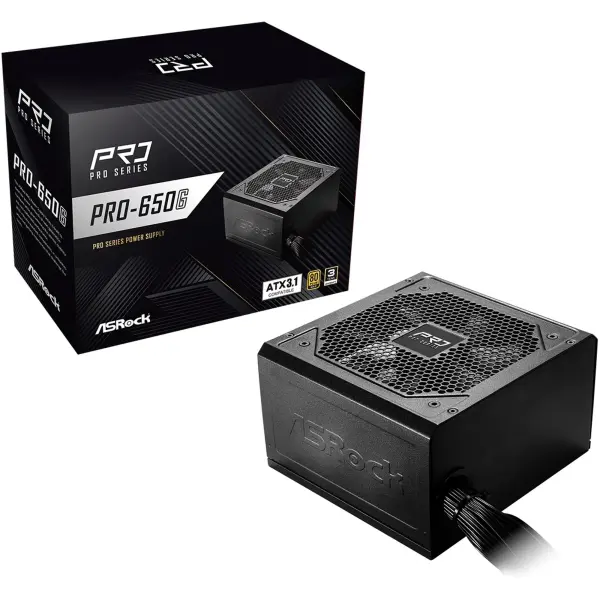 Купить Блок питания ASRock PRO 650W 80+ Gold (PRO-650G) - фото 2