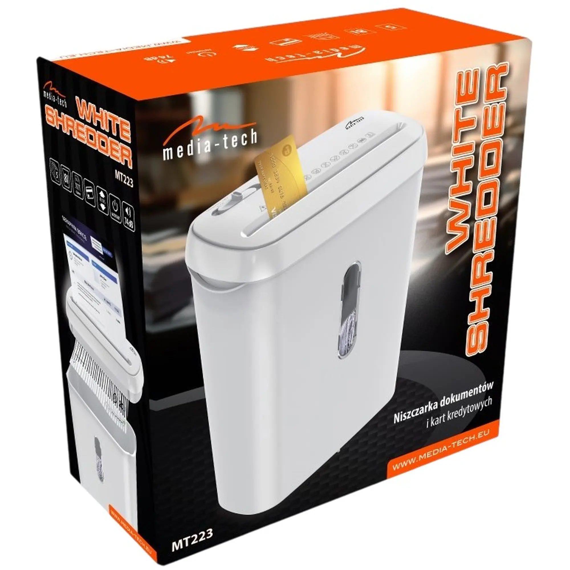 Купить Уничтожитель документов Media-Tech MT223 - фото 5