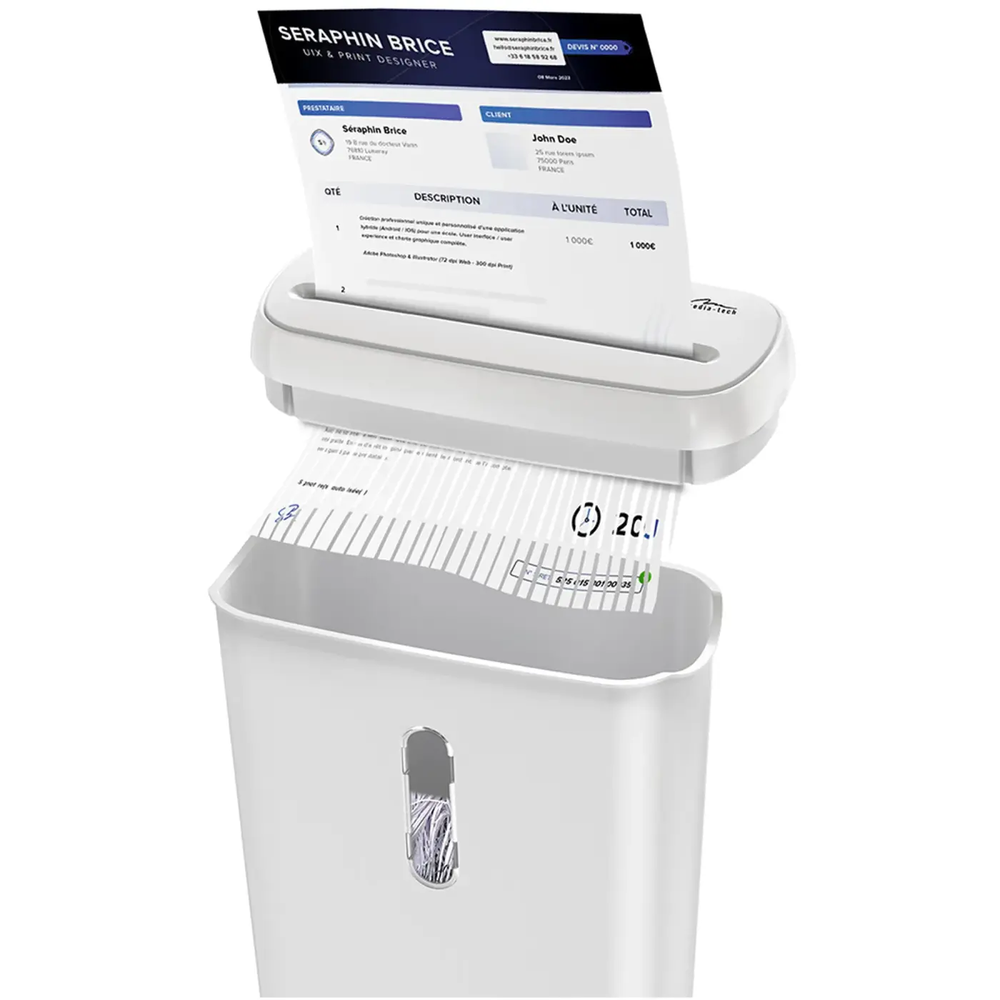 Купить Уничтожитель документов Media-Tech MT223 - фото 6