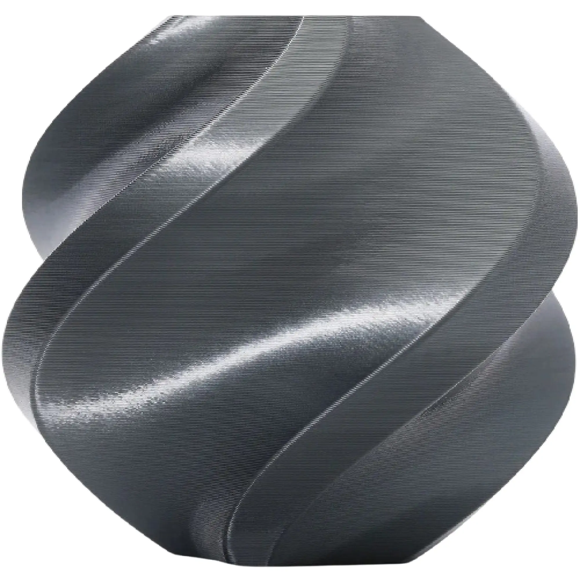 Купить PLA Silk+ Filament (пластик) для 3D принтера Bambu Lab 1кг, 1.75мм, титановый серый, без котушки (A06-D0-1.75-1000-SPLFREE) - фото 1