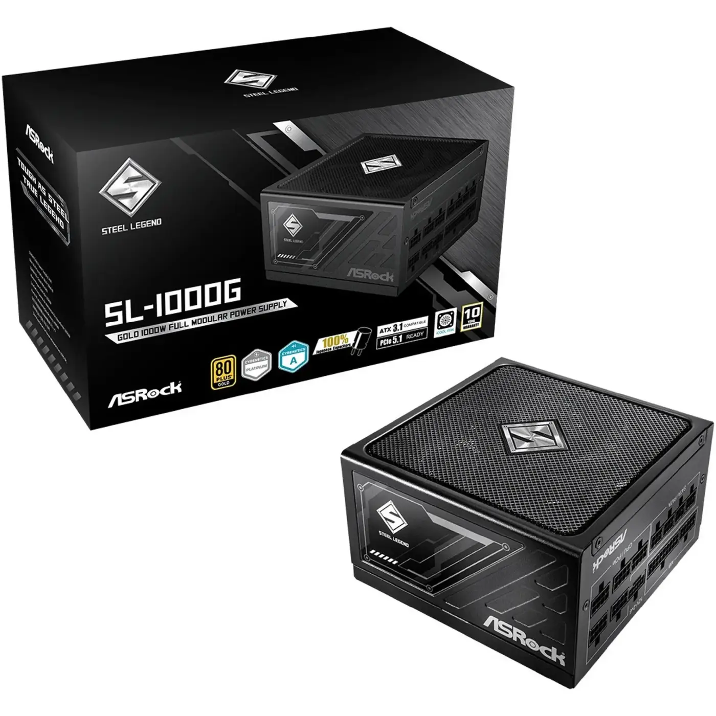 Купити Блок живлення ASRock Steel Legend SL-1000G - фото 6