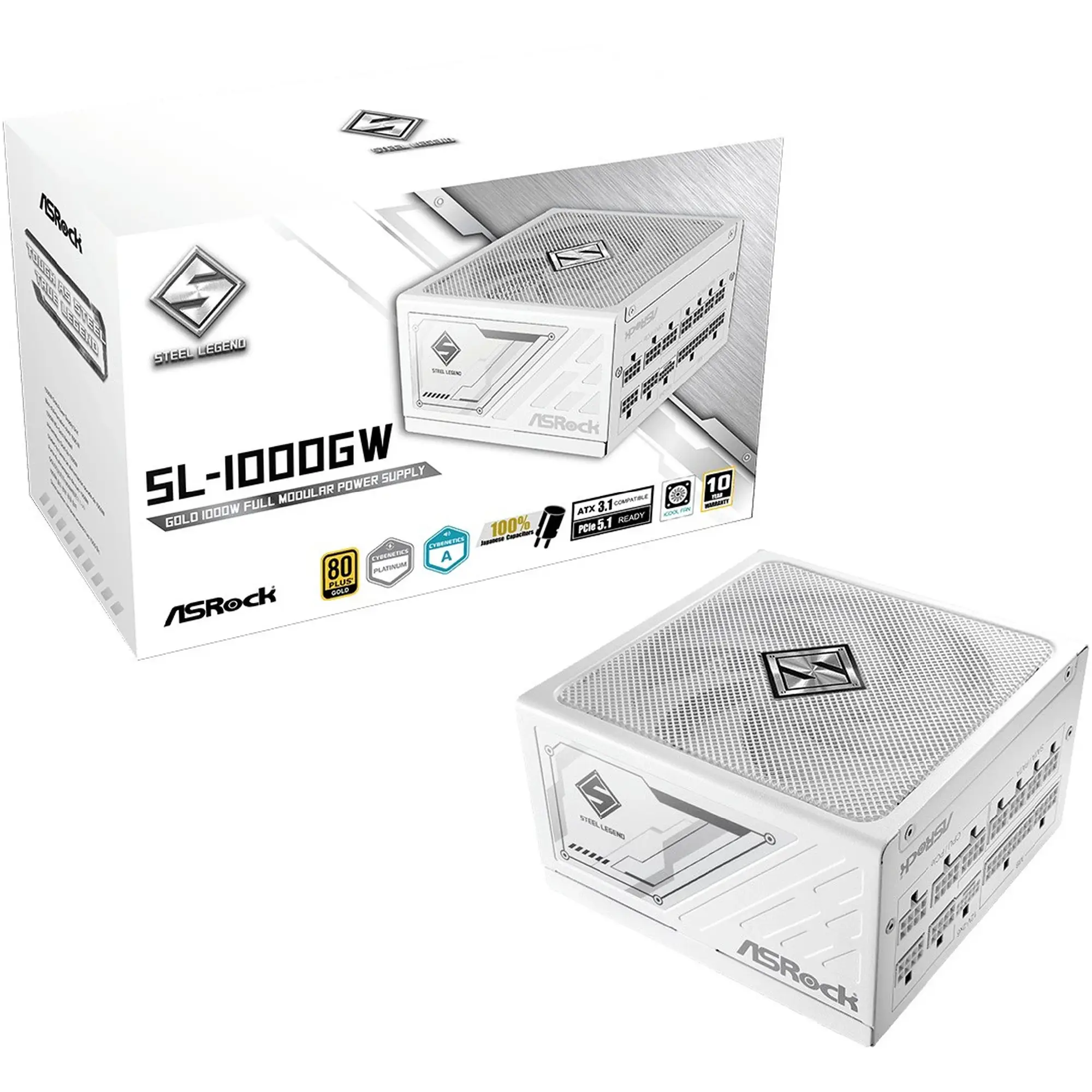 Купити Блок живлення ASRock Steel Legend SL-1000GW - фото 6