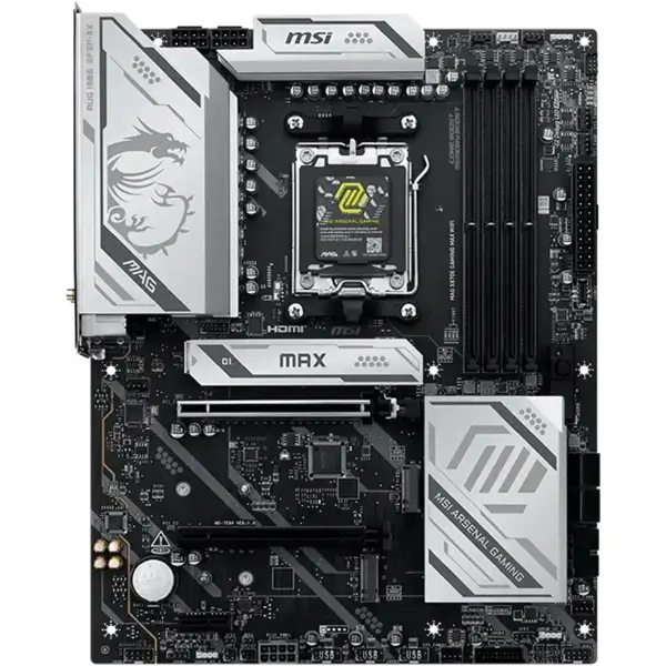 Купити Материнська плата MSI MAG X870E GAMING MAX WIFI (sAM5, AMD X870E, DDR5, ATX) - фото 2
