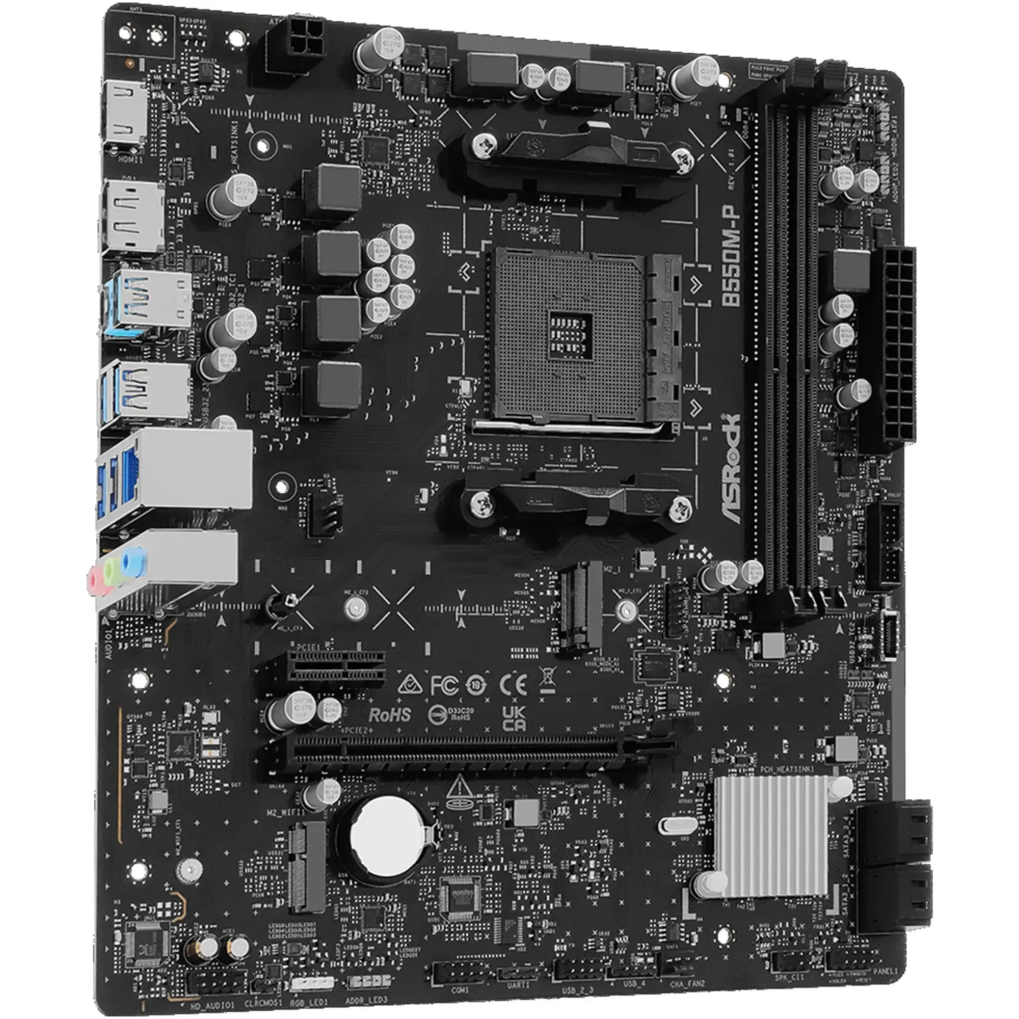 Купити Материнська плата ASRock B550M-P (sAM4, AMD B550, DDR4, mATX) - фото 5