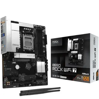 Купити Материнська плата ASRock B650 ROCK WIFI 7 (sAM5, AMD B650, DDR5, ATX) - фото 1