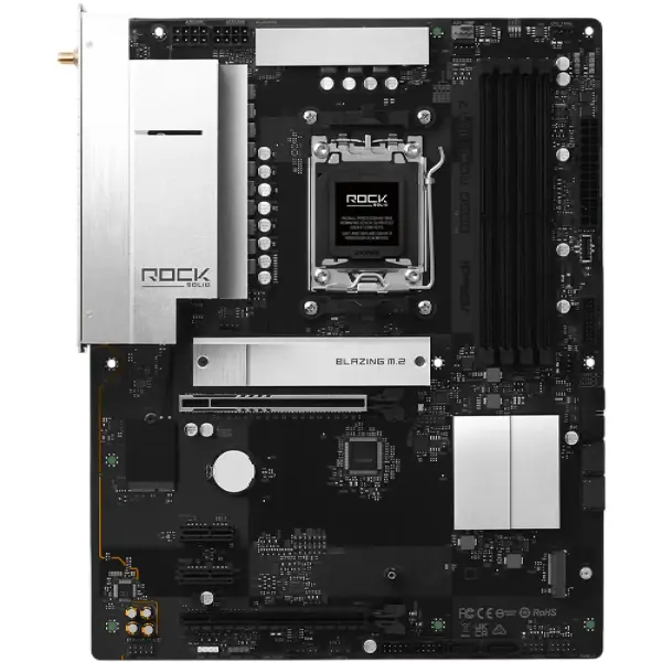 Купити Материнська плата ASRock B650 ROCK WIFI 7 (sAM5, AMD B650, DDR5, ATX) - фото 2