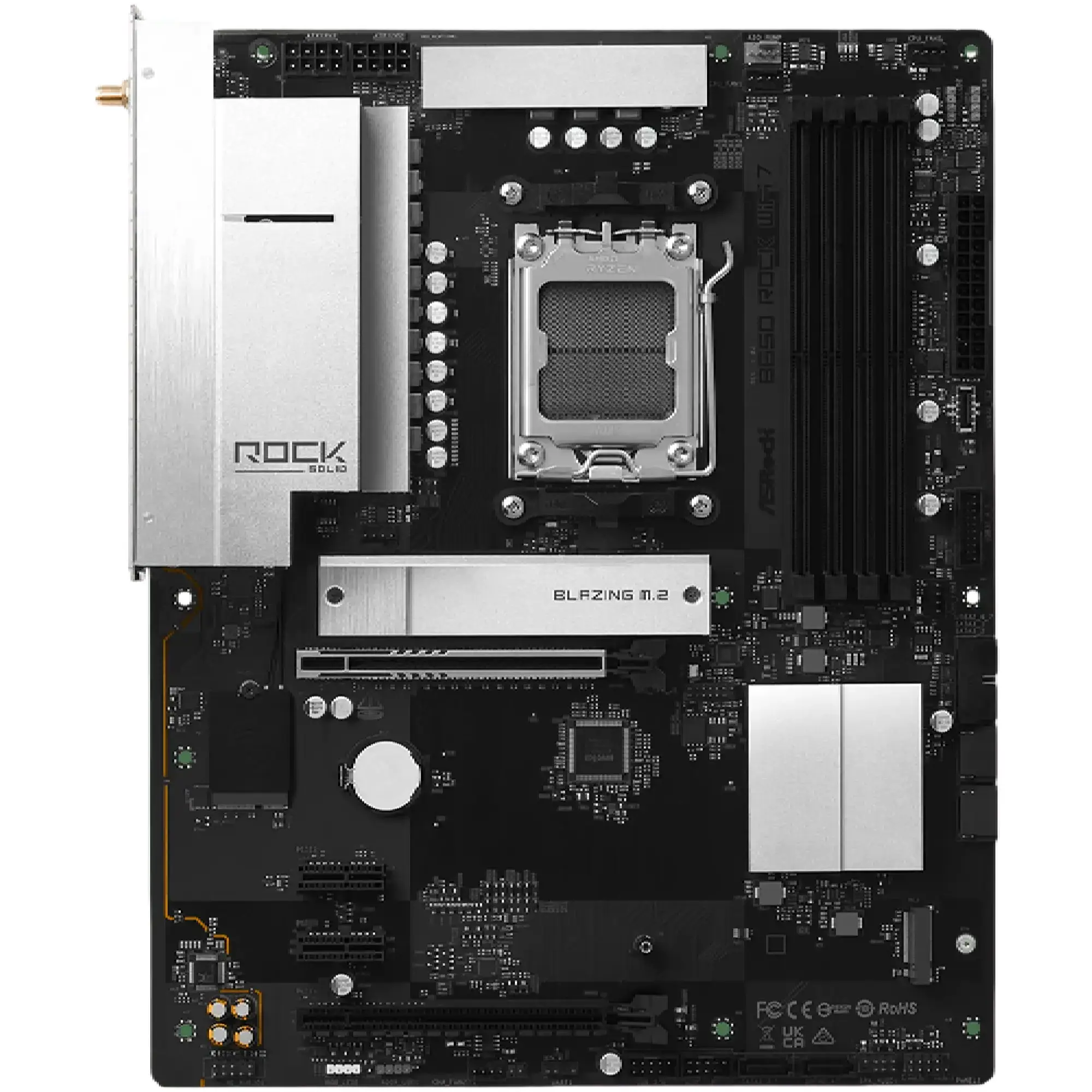 Купити Материнська плата ASRock B650 ROCK WIFI 7 (sAM5, AMD B650, DDR5, ATX) - фото 3