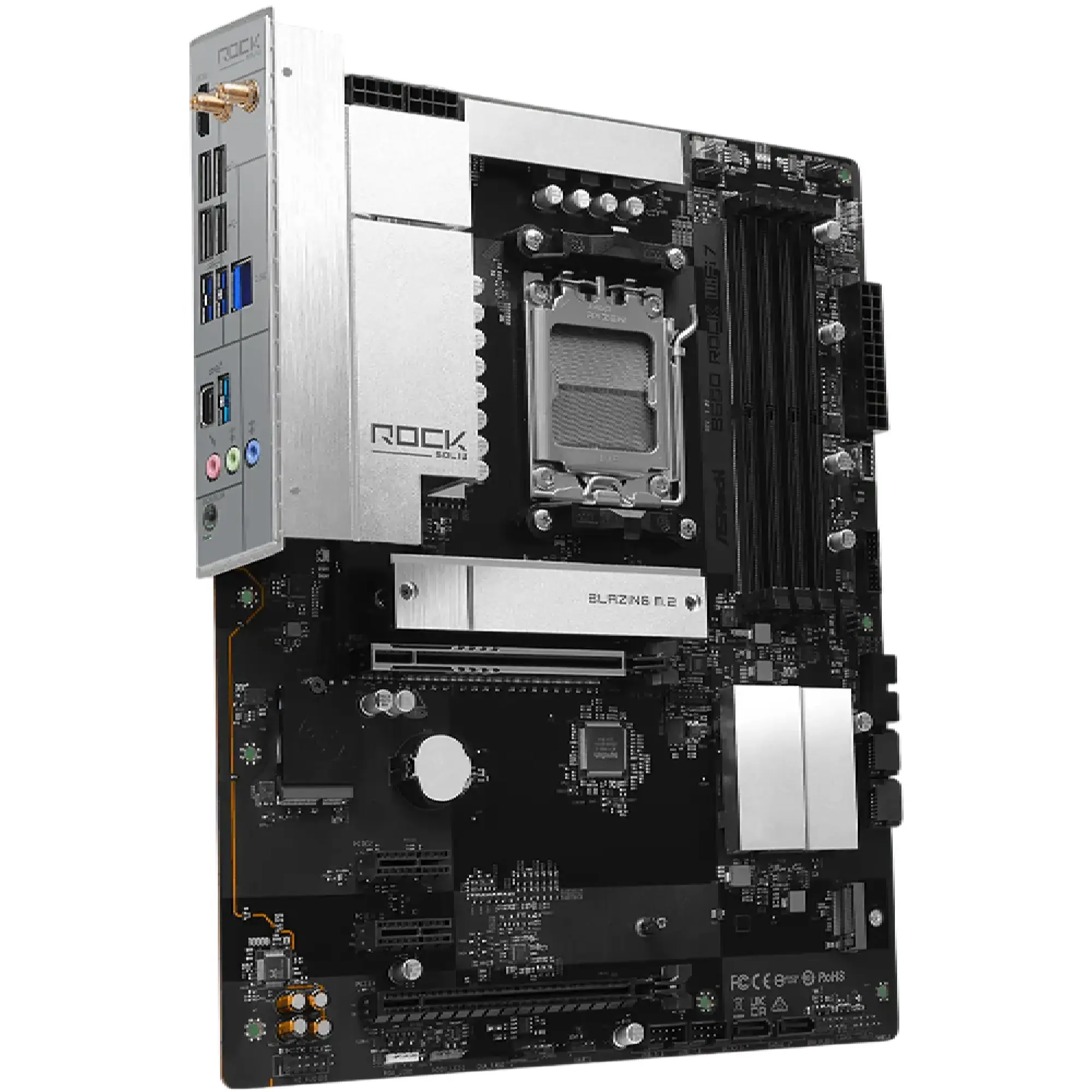 Купити Материнська плата ASRock B650 ROCK WIFI 7 (sAM5, AMD B650, DDR5, ATX) - фото 4