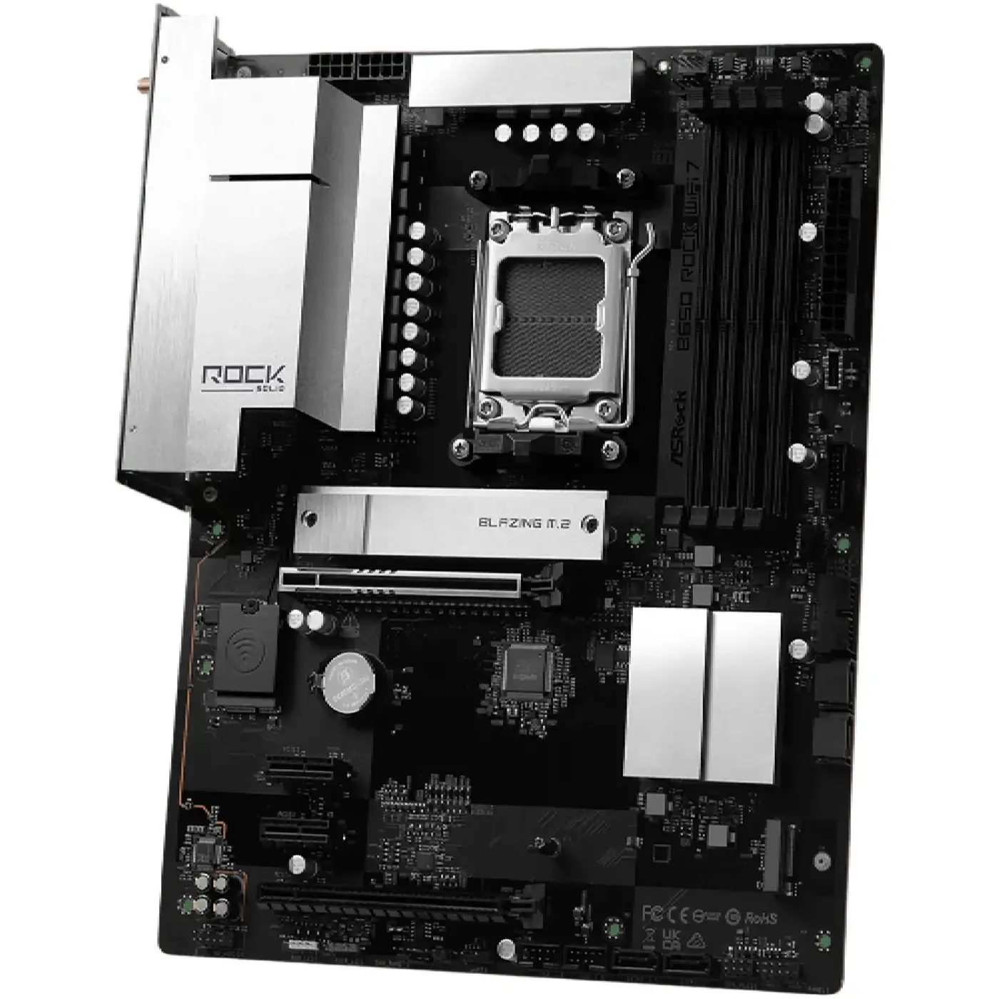 Купити Материнська плата ASRock B650 ROCK WIFI 7 (sAM5, AMD B650, DDR5, ATX) - фото 5