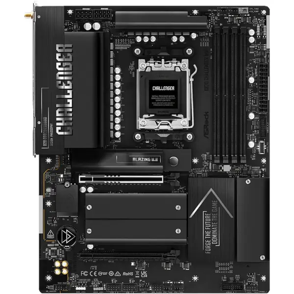 Купити Материнська плата ASRock X870 Challenger WIFI (sAM5, AMD X870, DDR5, ATX) - фото 3