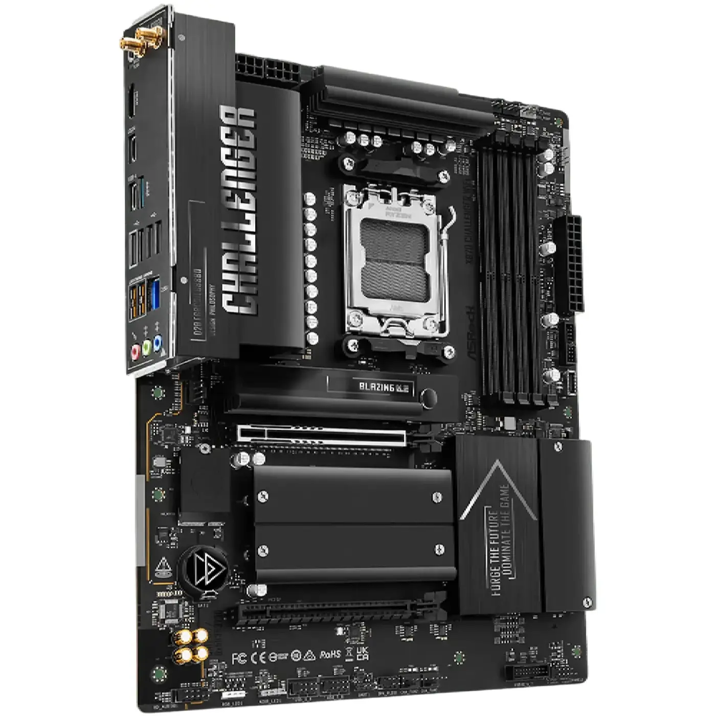 Купити Материнська плата ASRock X870 Challenger WIFI (sAM5, AMD X870, DDR5, ATX) - фото 5