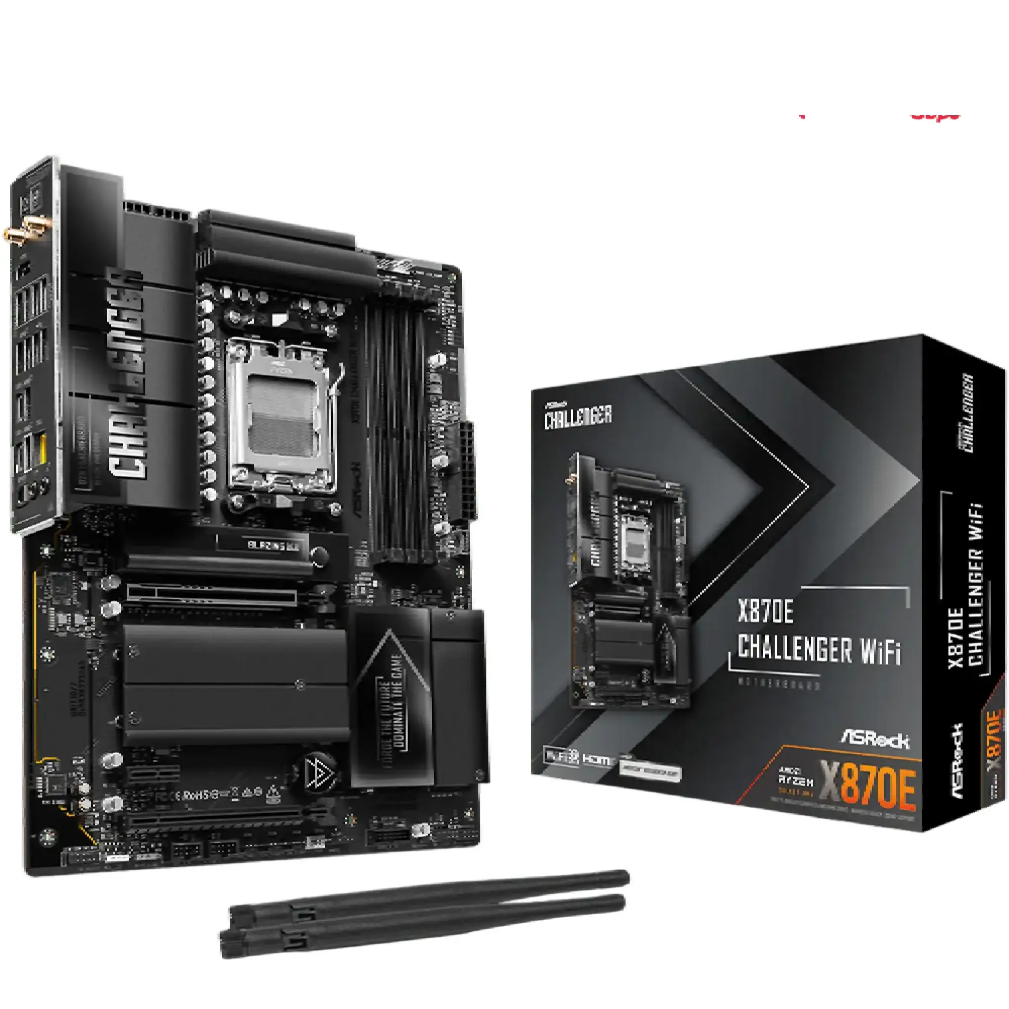 Купити Материнська плата ASRock X870E Challenger WIFI (sAM5, AMD X870E, DDR5, ATX) - фото 1