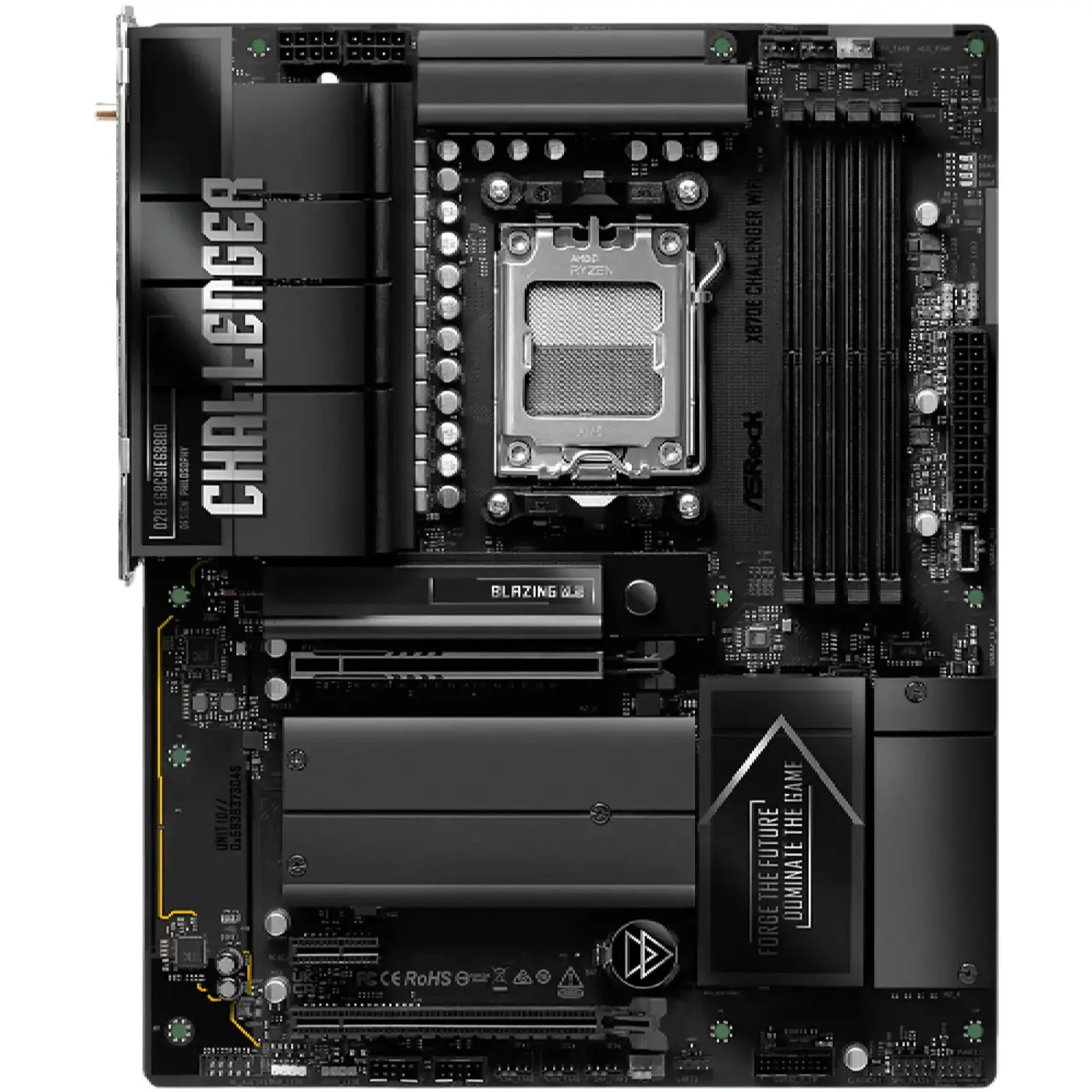 Купити Материнська плата ASRock X870E Challenger WIFI (sAM5, AMD X870E, DDR5, ATX) - фото 3