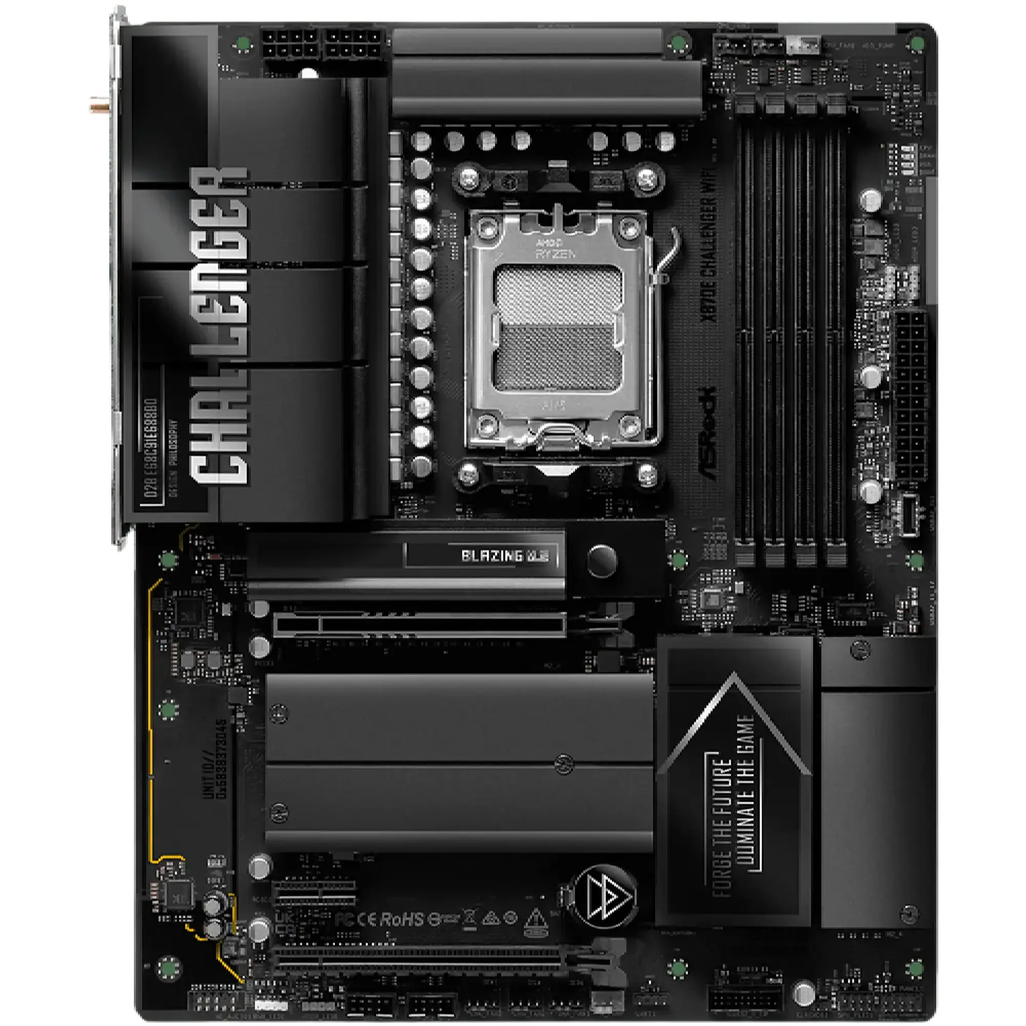 Купити Материнська плата ASRock X870E Challenger WIFI (sAM5, AMD X870E, DDR5, ATX) - фото 3