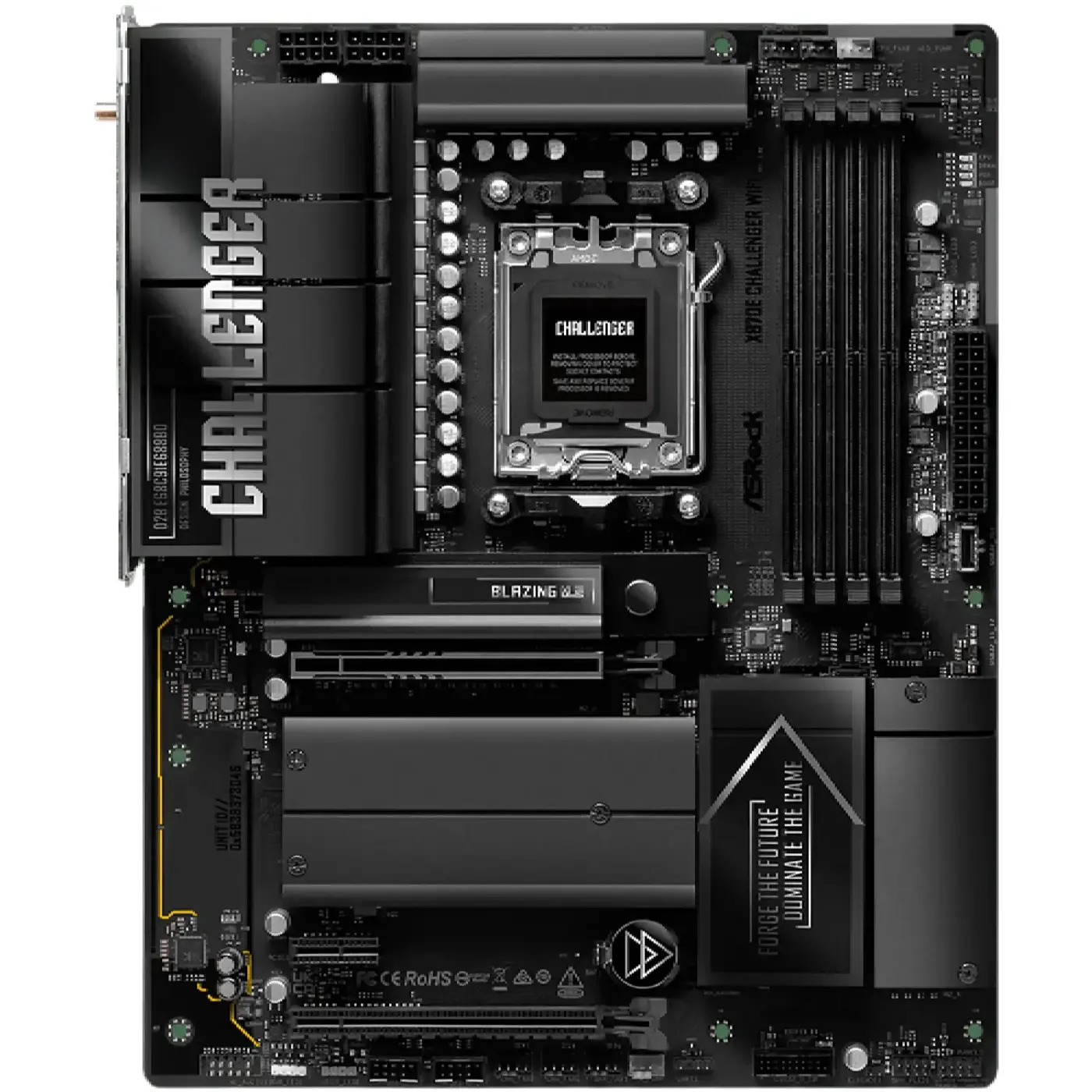 Купити Материнська плата ASRock X870E Challenger WIFI (sAM5, AMD X870E, DDR5, ATX) - фото 4