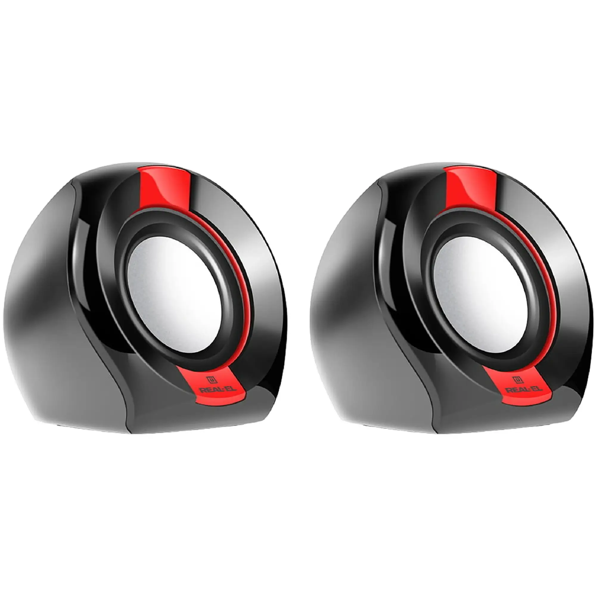 Купить Акустическая система REAL-EL S-50 black-red - фото 4