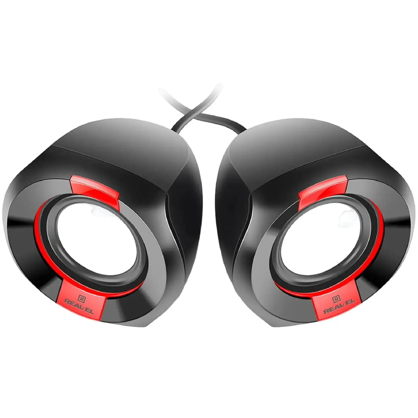 Купить Акустическая система REAL-EL S-50 black-red - фото 5