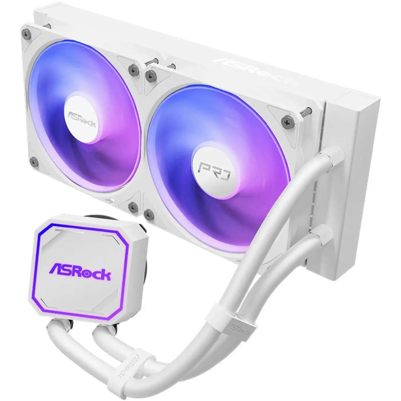Купити Система водяного охолодження ASRock PRO WHITE 240 ARGB - фото 2