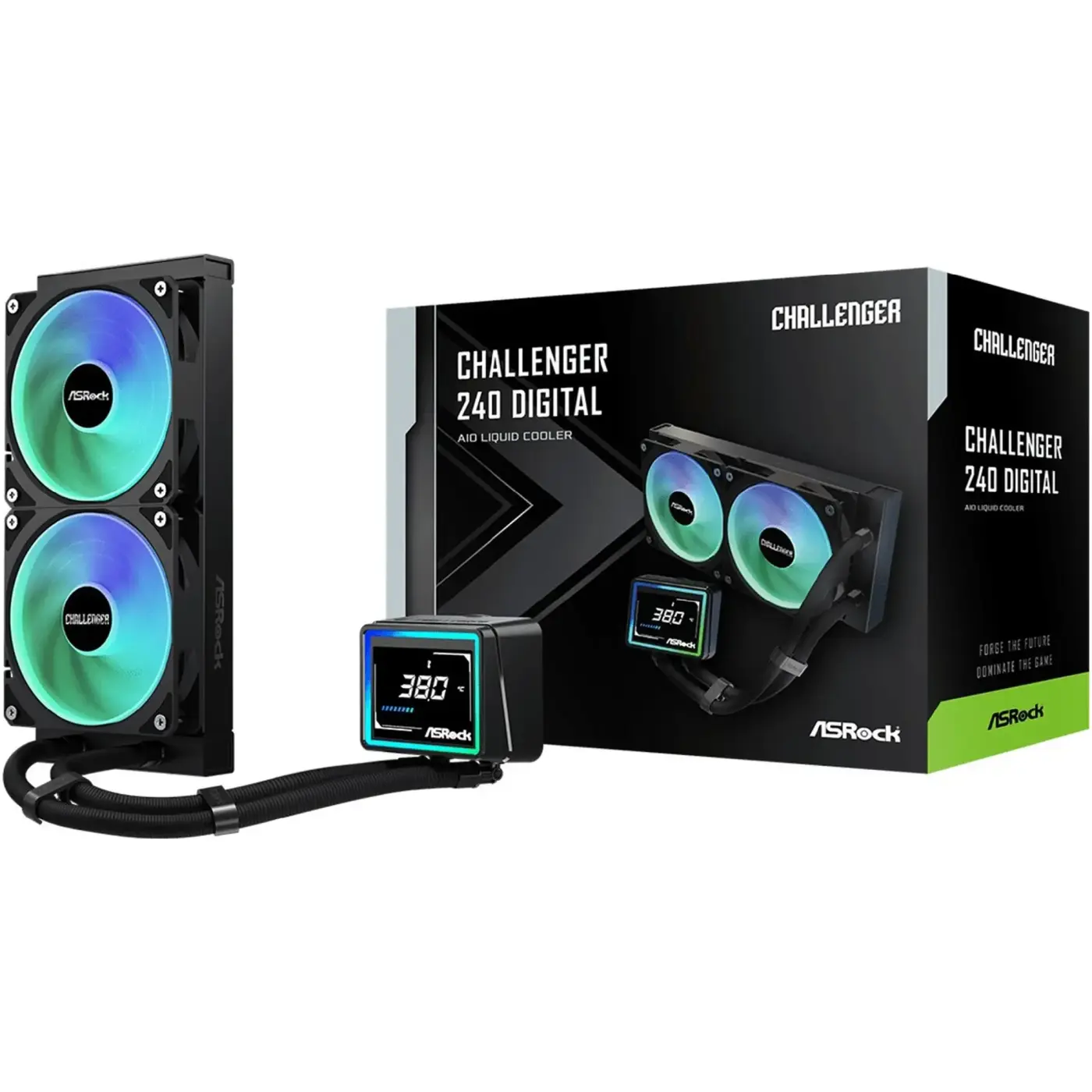 Купити Система водяного охолодження ASRock CHALLENGER 240 DIGITAL - фото 9