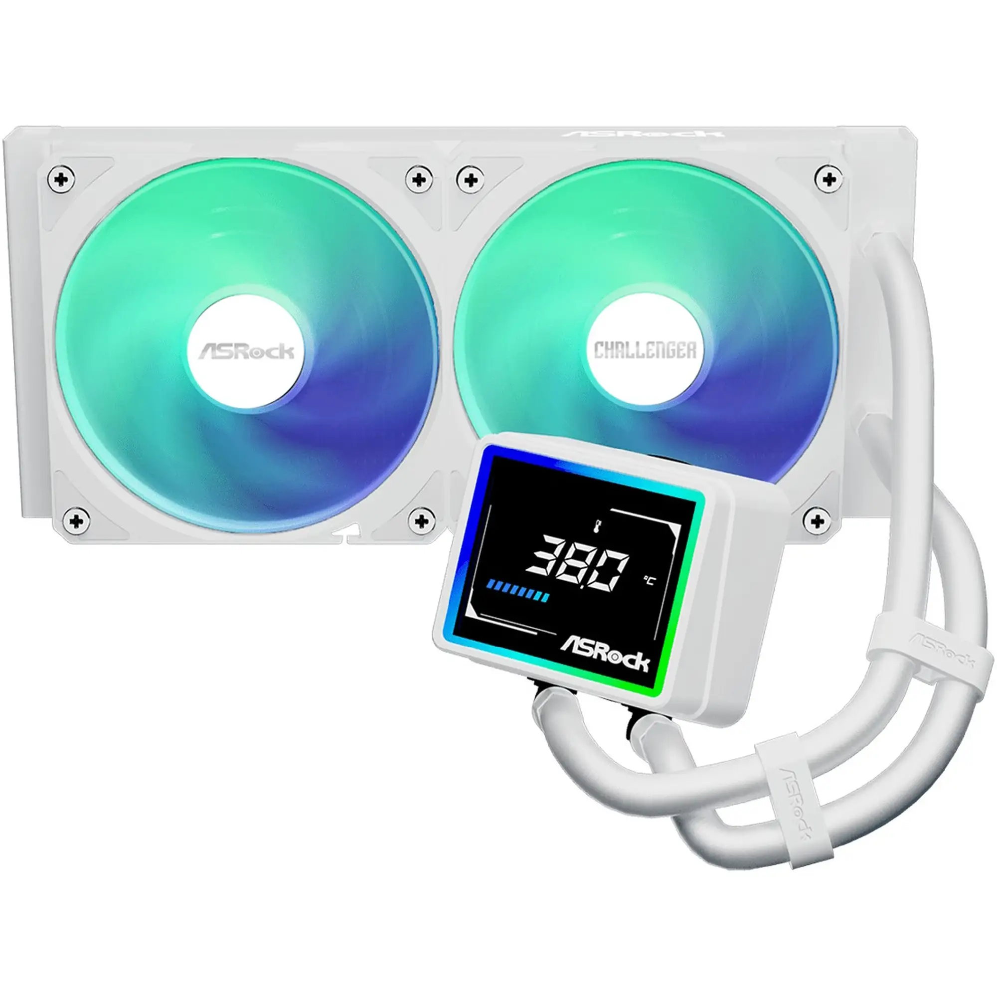 Купити Система водяного охолодження ASRock CHALLENGER WHITE 240 DIGITAL - фото 1