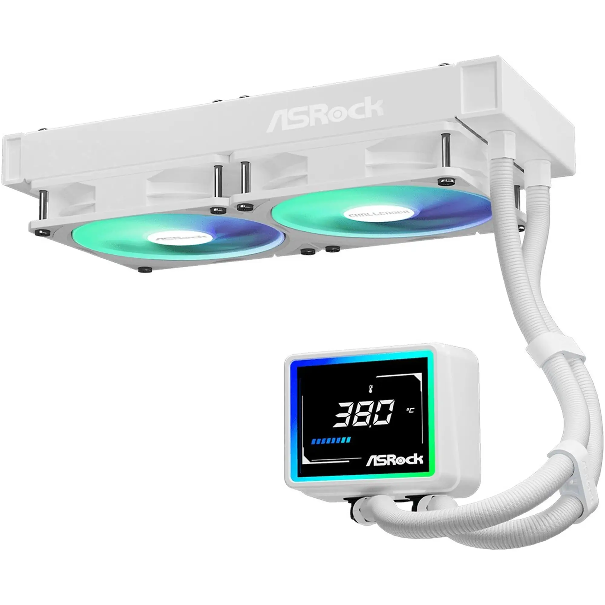 Купити Система водяного охолодження ASRock CHALLENGER WHITE 240 DIGITAL - фото 3