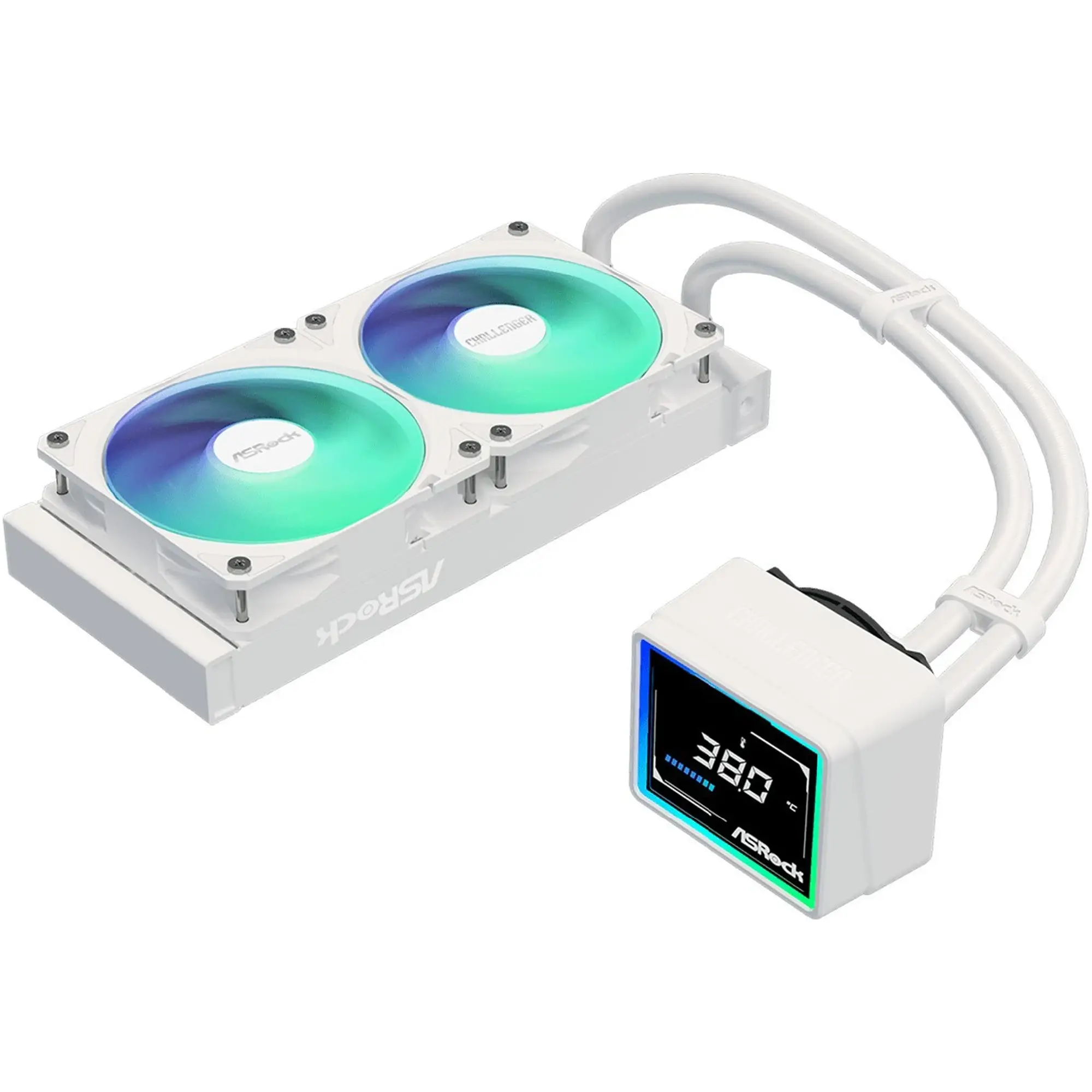 Купити Система водяного охолодження ASRock CHALLENGER WHITE 240 DIGITAL - фото 4