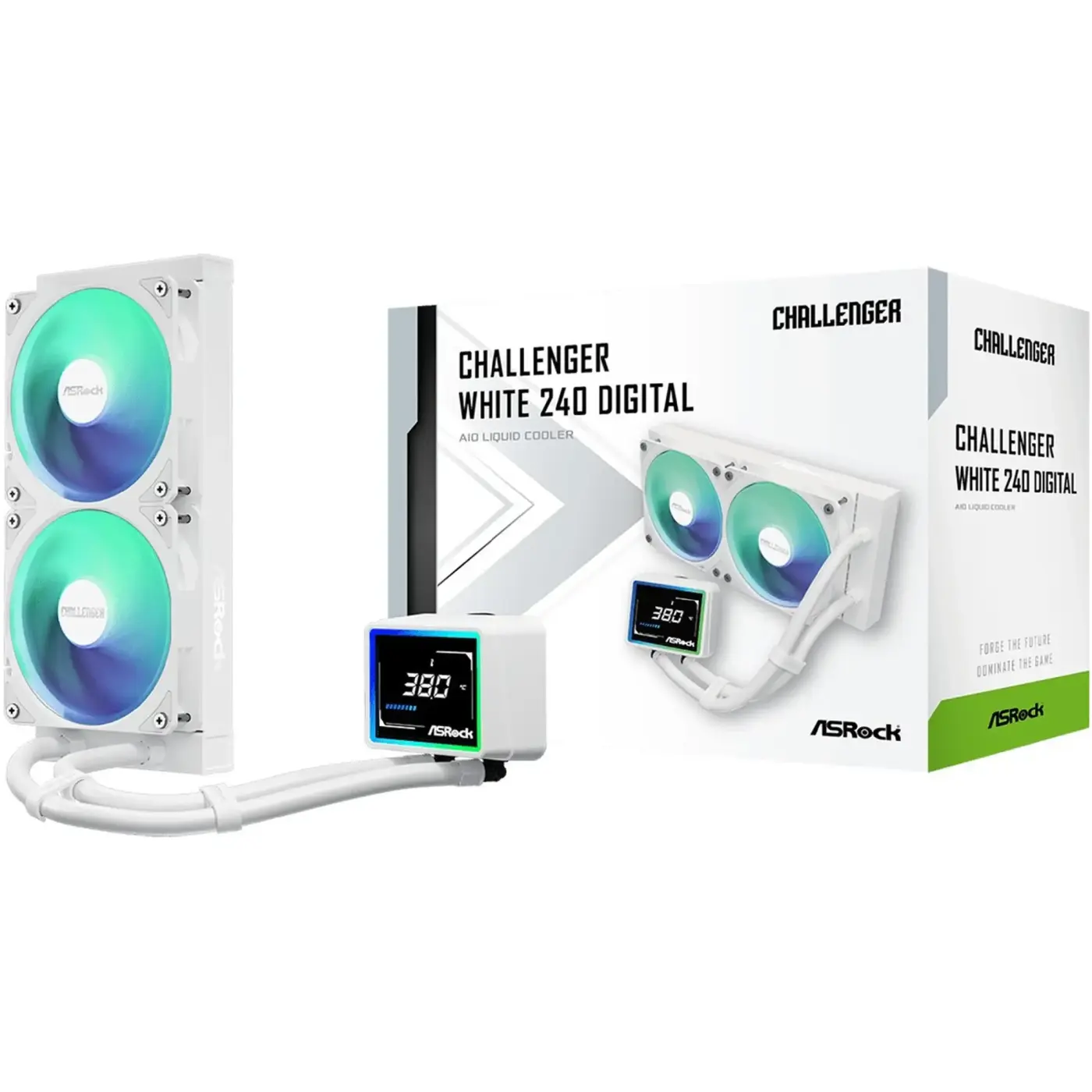 Купити Система водяного охолодження ASRock CHALLENGER WHITE 240 DIGITAL - фото 8