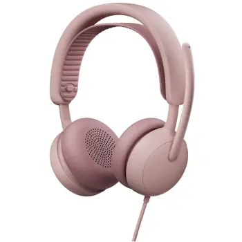 Купить Наушники Logitech Zone Wired 2 USB Rose (981-001620) - фото 1