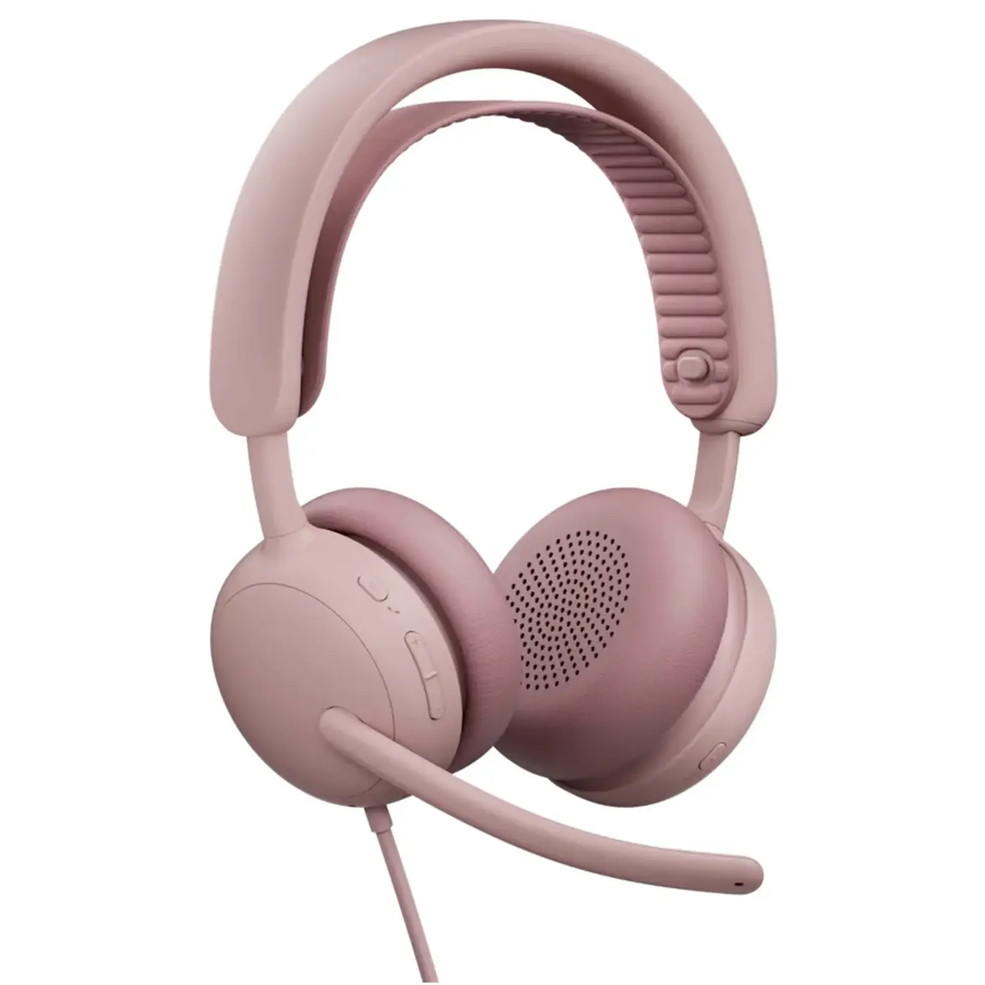 Купить Наушники Logitech Zone Wired 2 USB Rose (981-001620) - фото 2