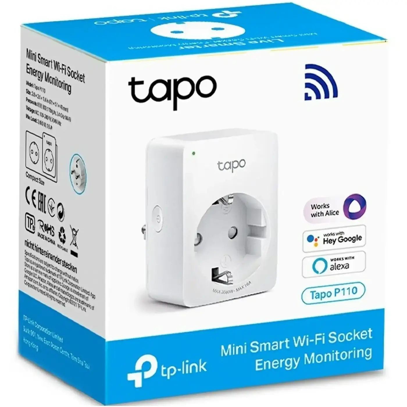 Купить WiFi-розетка TP-Link Tapo P110 (2-pack) - фото 2
