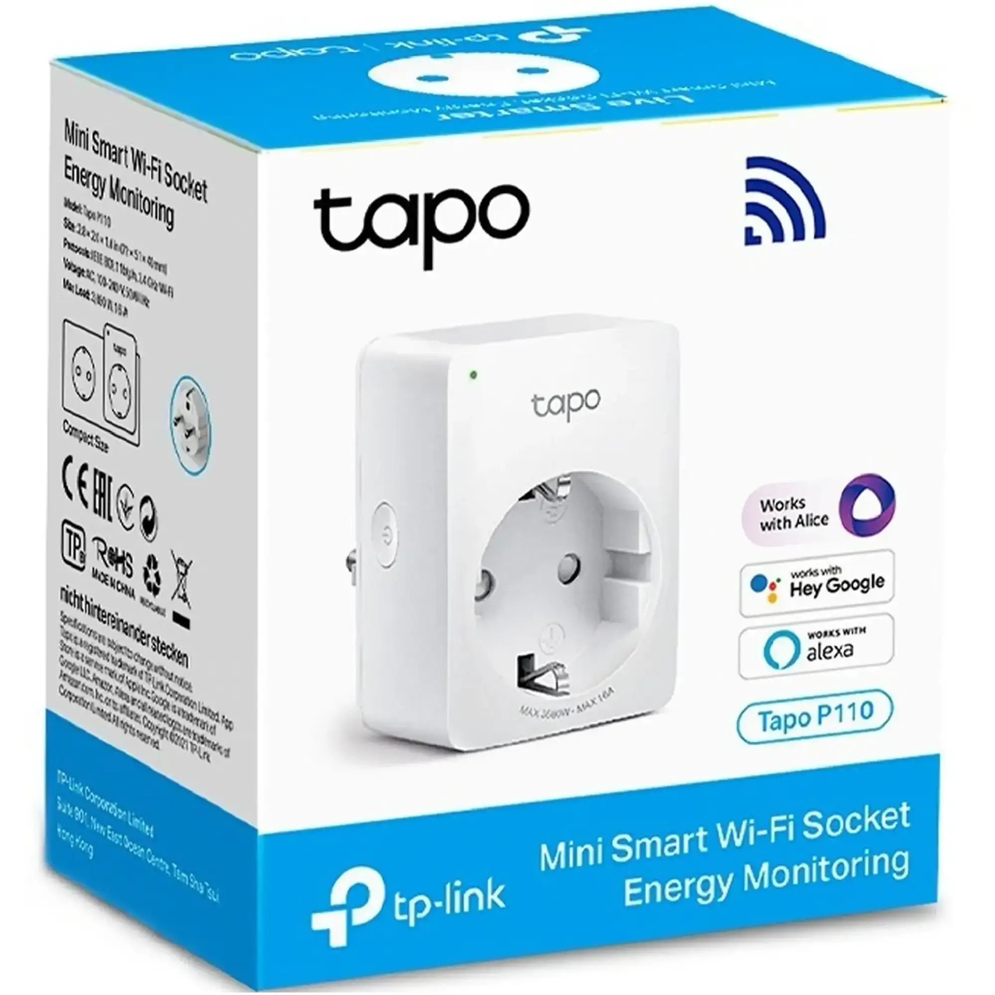Купить WiFi-розетка TP-Link Tapo P110 (2-pack) - фото 2