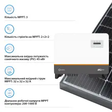 Купити Мережевий інвертор SOLIS S5-GC30K 30KW 3 MPPT 220/380V трифазний (S5-GC30K) - фото 5