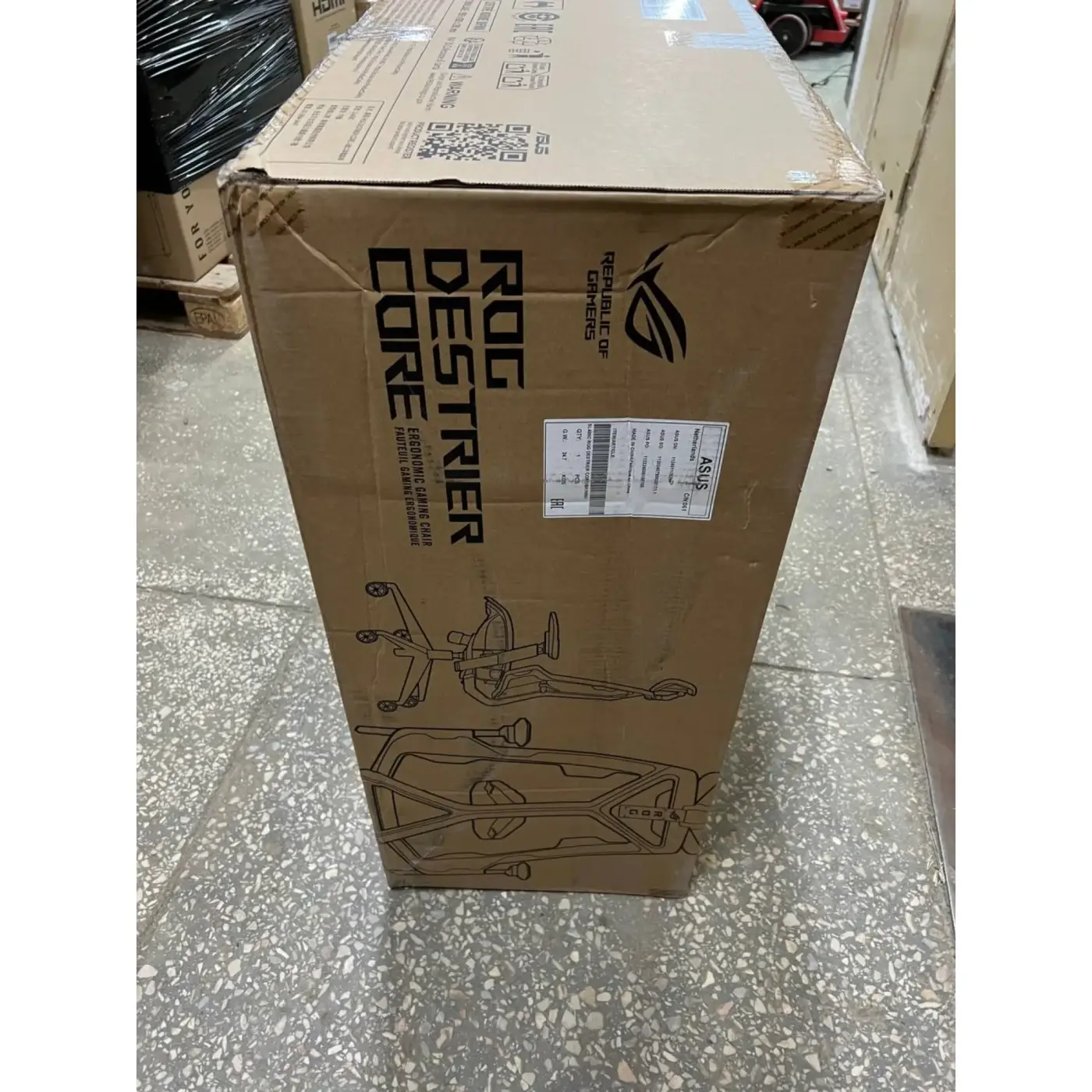 Купить Уценка Кресло для геймеров ASUS SL400C ROG DESTRIER CORE/BK/WW (S9G2PA000263YYC) - фото 8