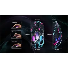 Купити Мишка GravaStar Mercury X Pro 8K Neon Graffiti (GS_X_PRO_CG_BLK) - фото 5