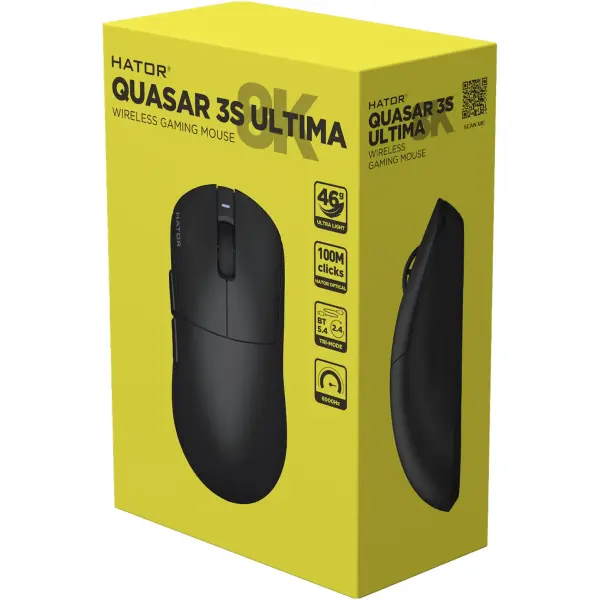 Купити Мишка Hator Quasar 3S Ultima 8K Wireless Black (HTM660) - фото 6