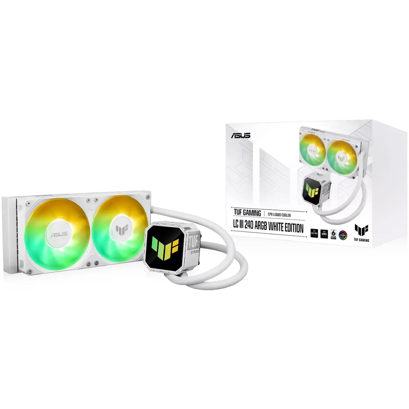 Купити Система водяного охолодження ASUS TUF Gaming LC III 240 ARGB White (90RC01J2-B0EAY0) - фото 12