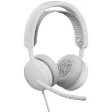 Купити Навушники Logitech Zone Wired 2 USB White (981-001621) - фото 2