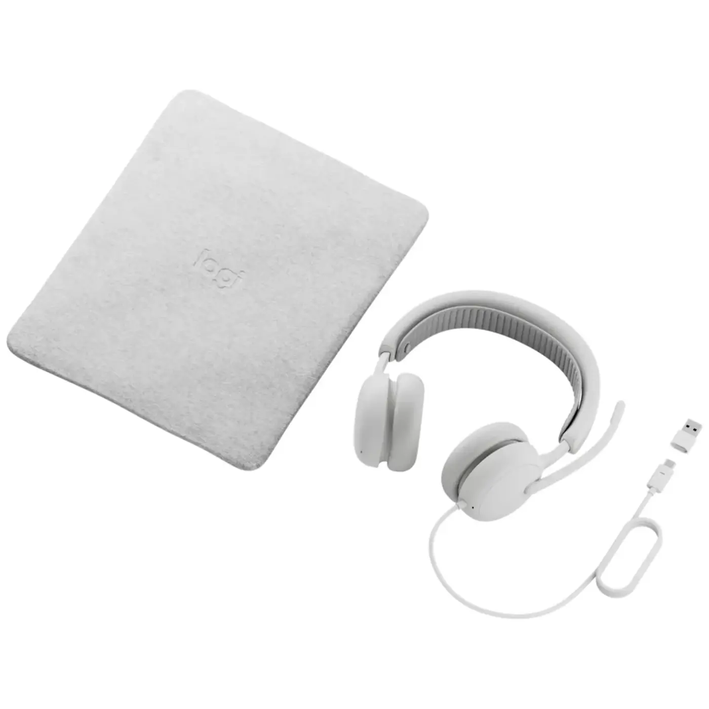 Купити Навушники Logitech Zone Wired 2 USB White (981-001621) - фото 4
