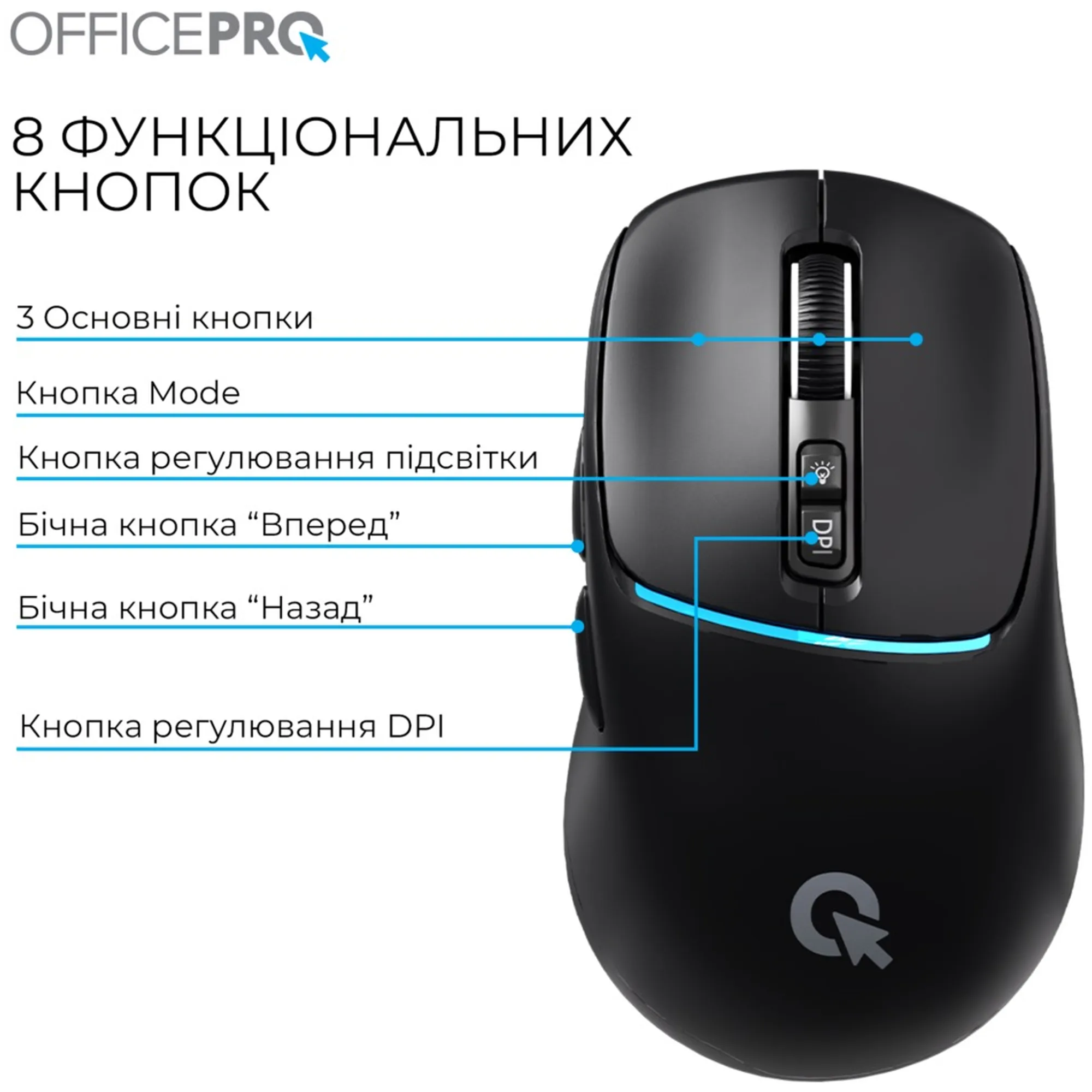 Купить Мышь OfficePro M468B - фото 6