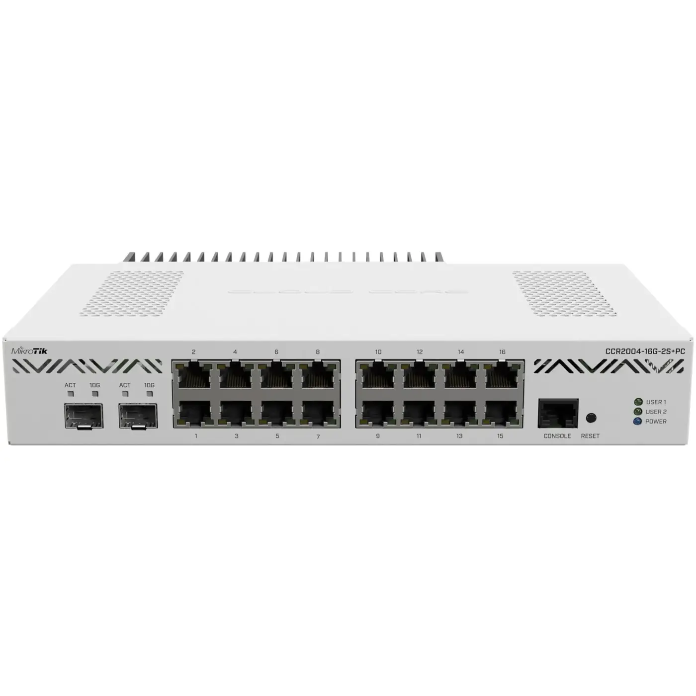 Купити Маршрутизатор MikroTik CCR2004-16G-2S+PC - фото 1