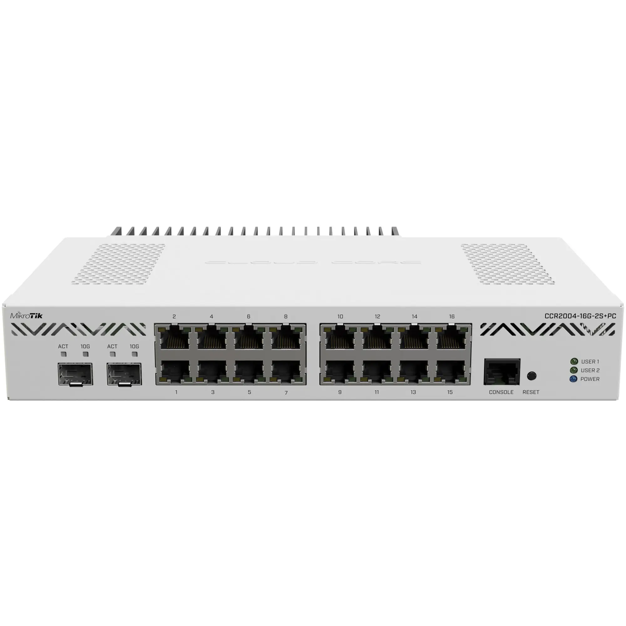 Купити Маршрутизатор MikroTik CCR2004-16G-2S+PC - фото 1