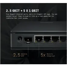 Купити Маршрутизатор MikroTik hAP ax S (E62IUGS-2AXD5AXT) - фото 6