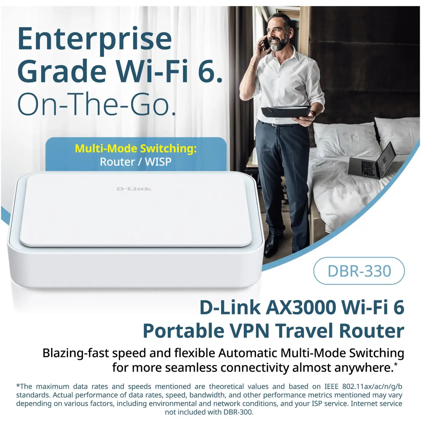 Купити Маршрутизатор D-LINK DBR-330 AX3000 - фото 14