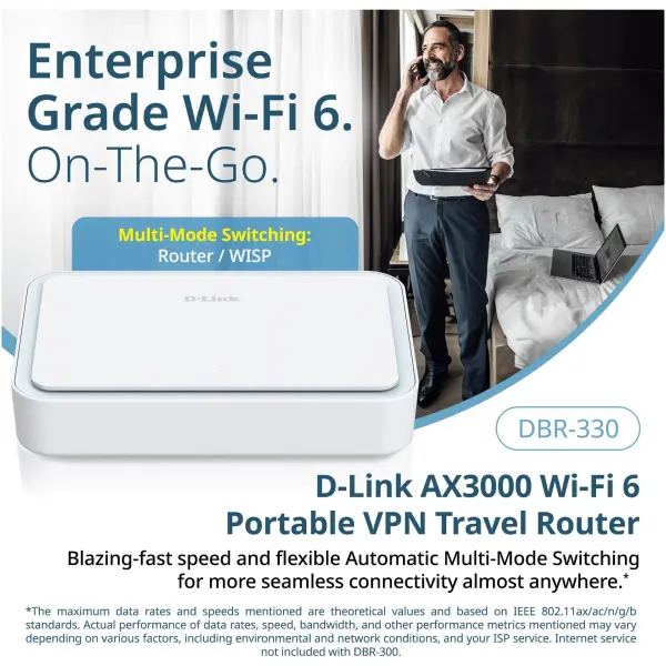 Купити Маршрутизатор D-LINK DBR-330 AX3000 - фото 14