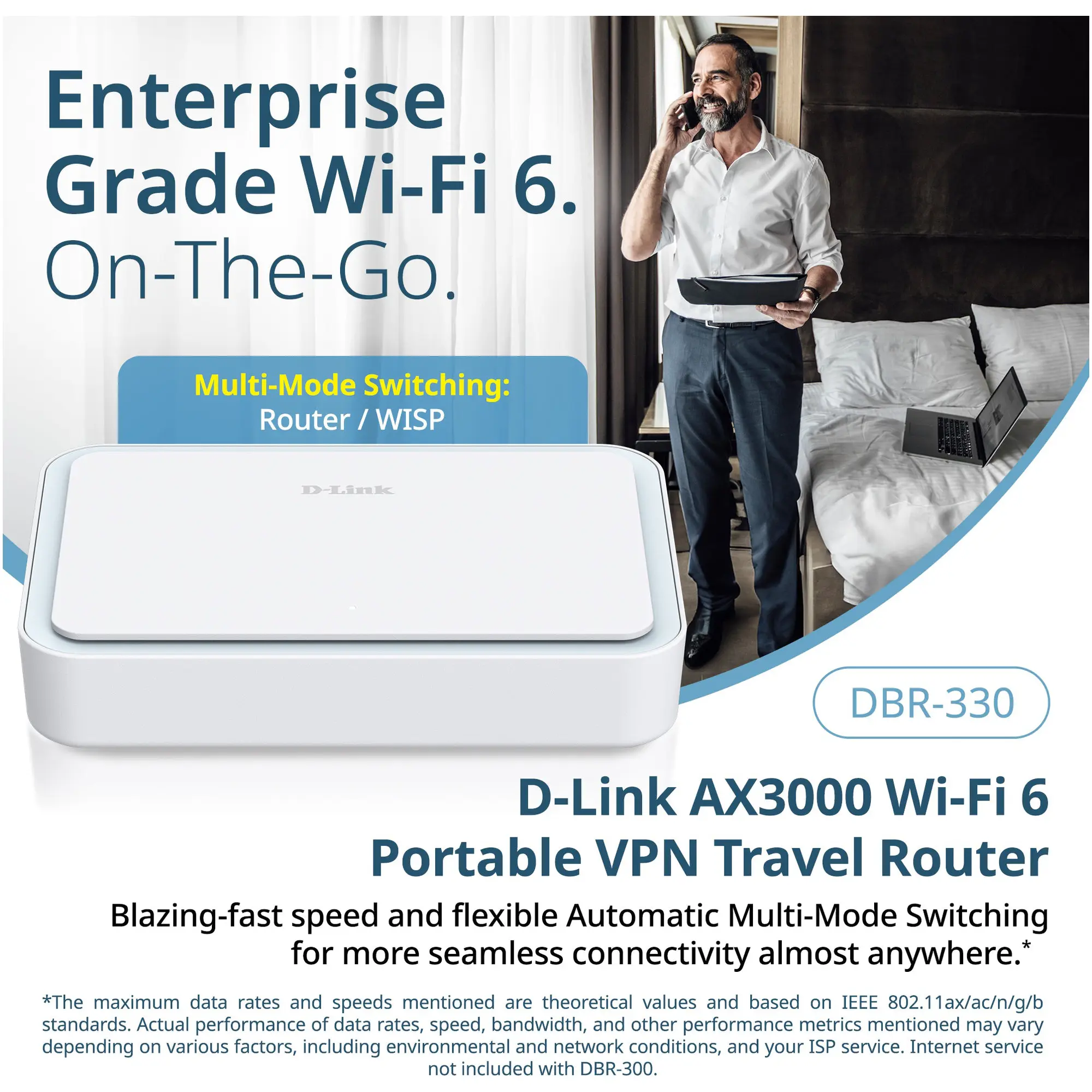 Купити Маршрутизатор D-LINK DBR-330 AX3000 - фото 14