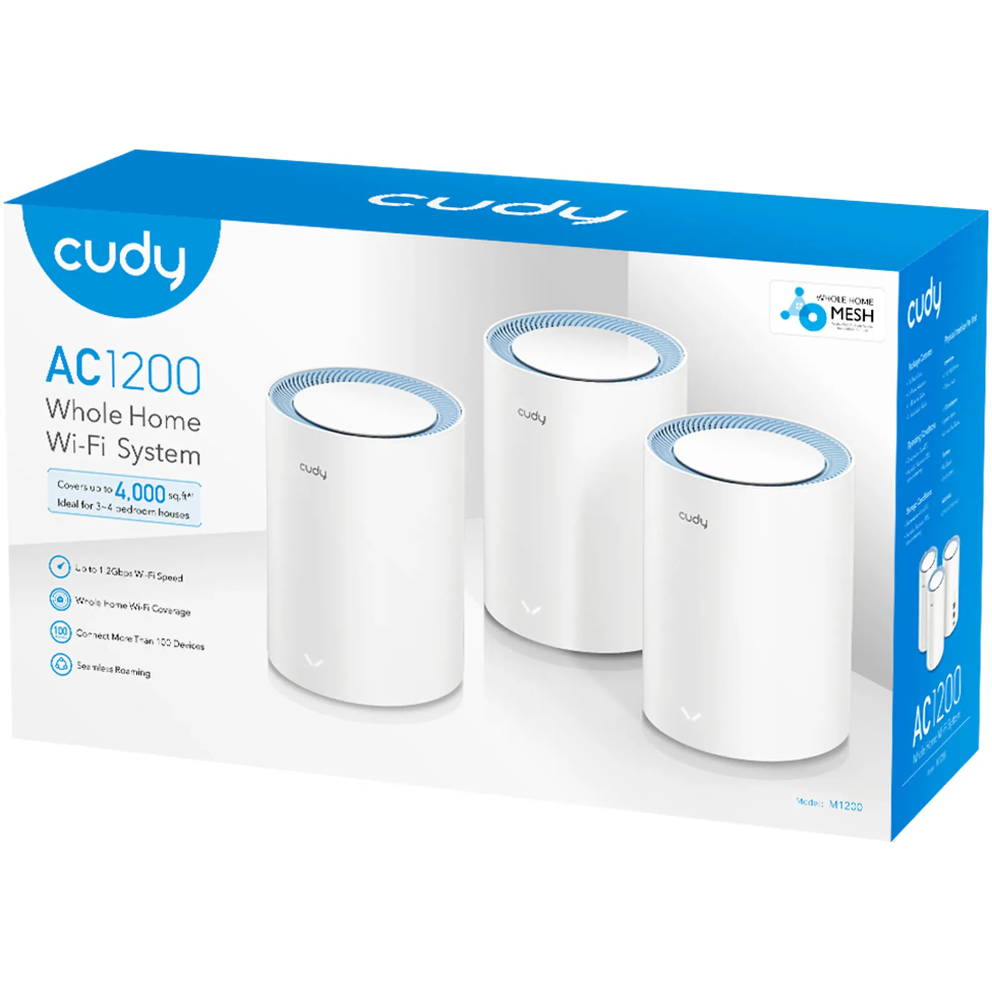 Купити Mesh-система Cudy M1200 3-Pack - фото 4