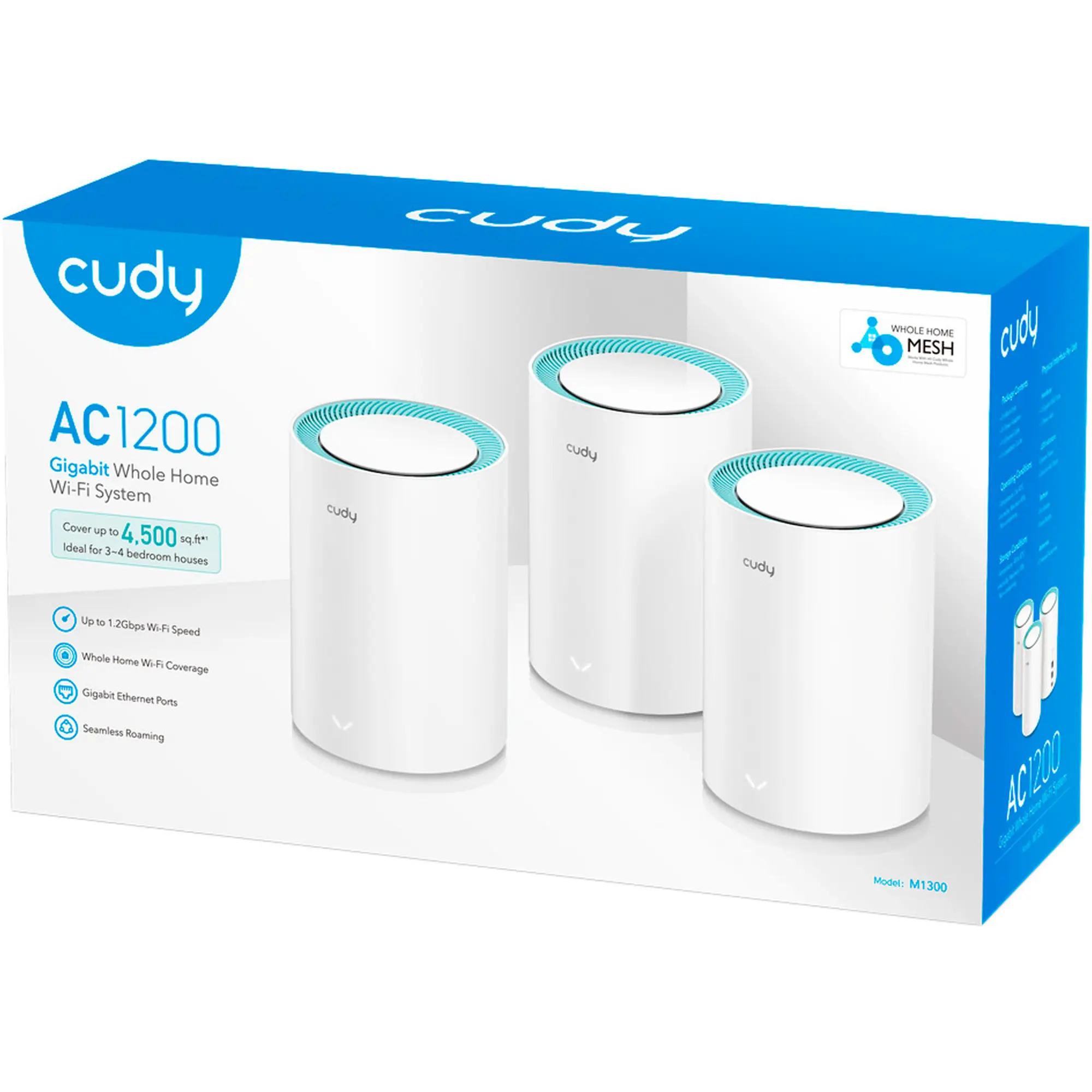 Купити Mesh-система Cudy M1300 3-Pack - фото 4