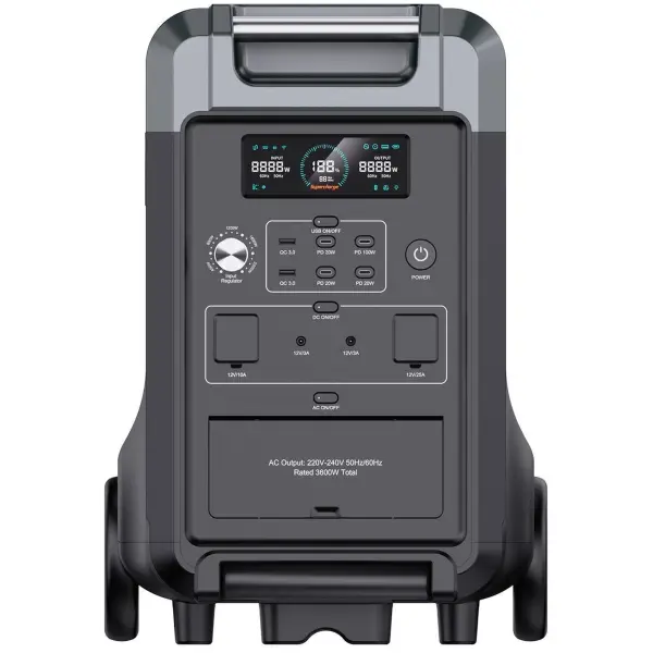 Купить Зарядная станция Choetech BS009 3600W 3840Wh (BS009-EU-BK) - фото 2